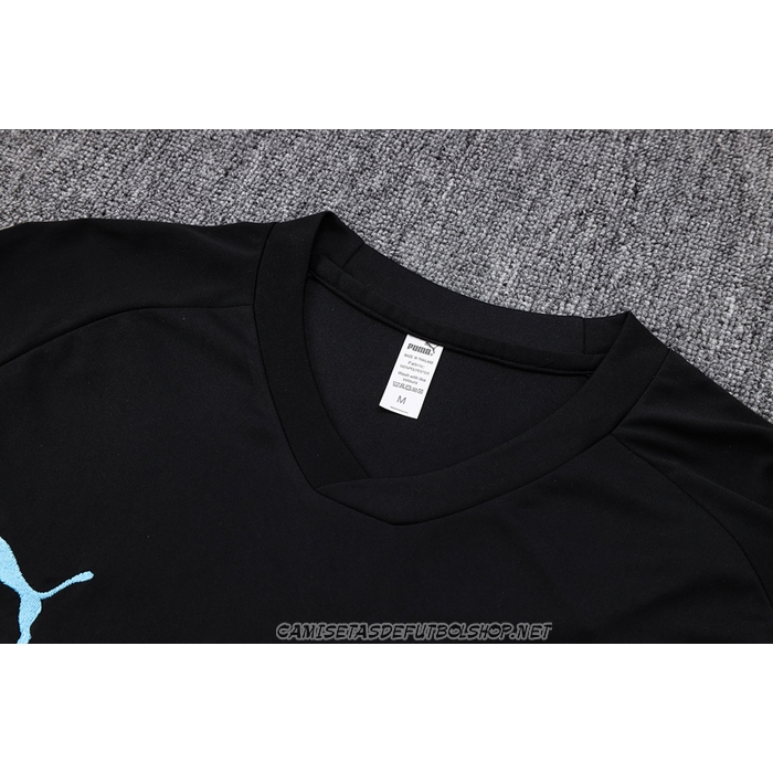Chandal del Manchester City 22-23 Manga Corta Negro